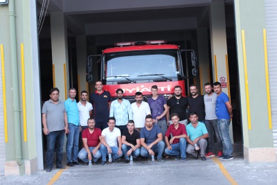 KOMOSK’da Yangın Eğitimi