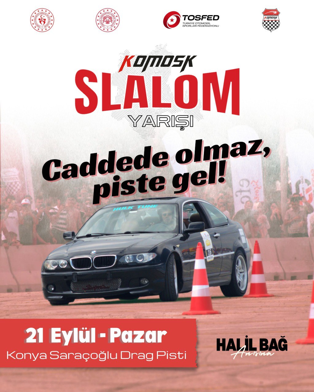 Konya Drag Pisti’nde Slalom Heyecanı Başlıyor